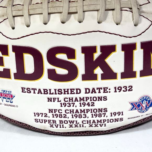 Washington Redskins Team-Signed 8 Autographed Football - Picture 10 of 12